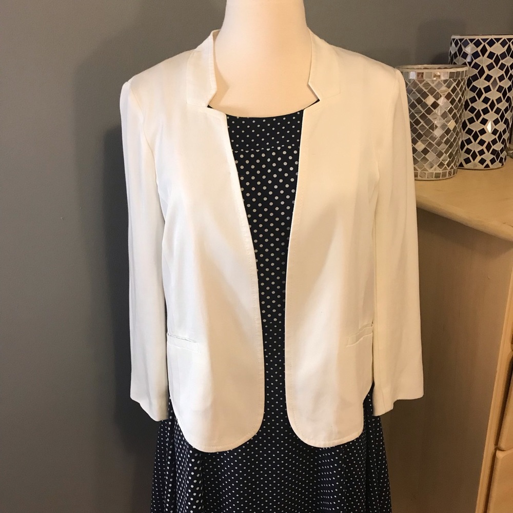 Anthro Cartonnier tulip-back blazer